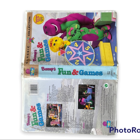 Barney’s Fun & Games VHS - Picture 4 of 4